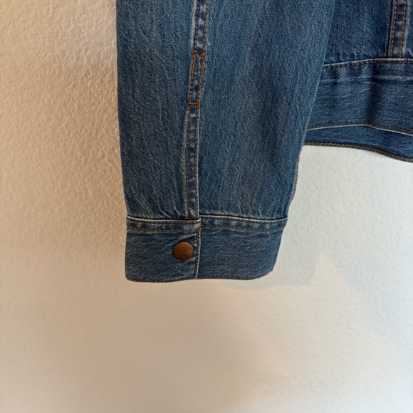 Madewell Denim Crop Shirt Jacket - Picture 8 of 9